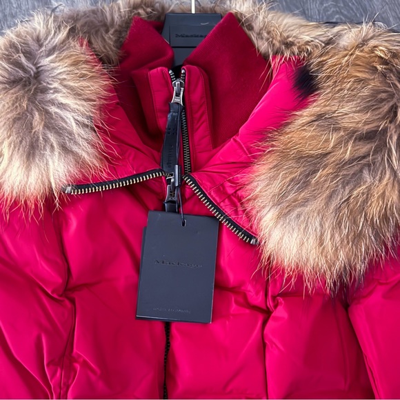 Mackage Romane Down and Fur Cherry Jacket - Picture 5 of 9